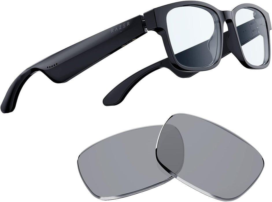 Anzu - Smart Glasses (Rectangle Blue Light + Sunglass L)