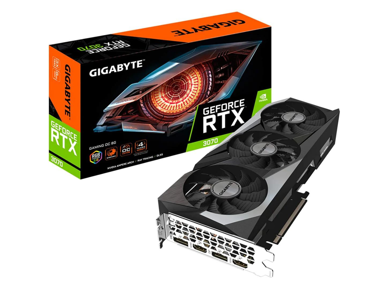 GIGABYTE - GeForce RTX 3070 EAGLE - Triple Fan - 8Go