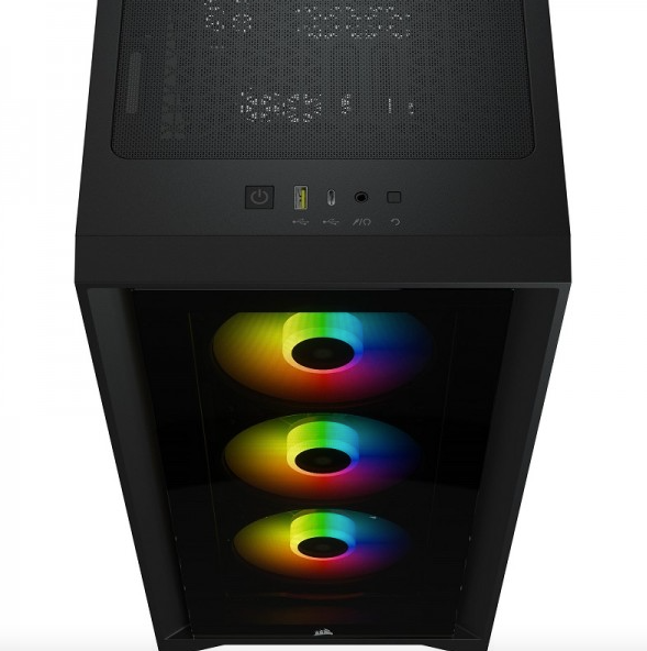 Corsair Boitier iCUE 4000X RGB Ref: CC-9011204-WW Noir