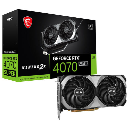 MSI Carte Graphique GeForce RTX 4070 SUPER VENTUS 2X 12G OC