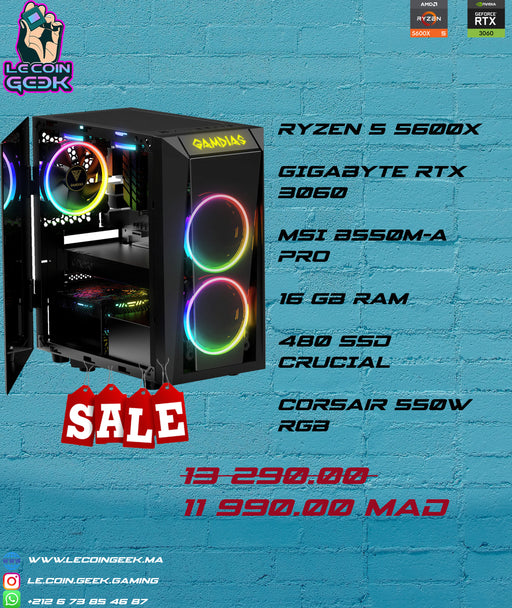 PC GAMER Ryzen 5 5600x + RTX 3060